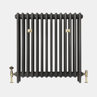 Mercury 4 Column 34" cast iron radiator in Matt Black finish